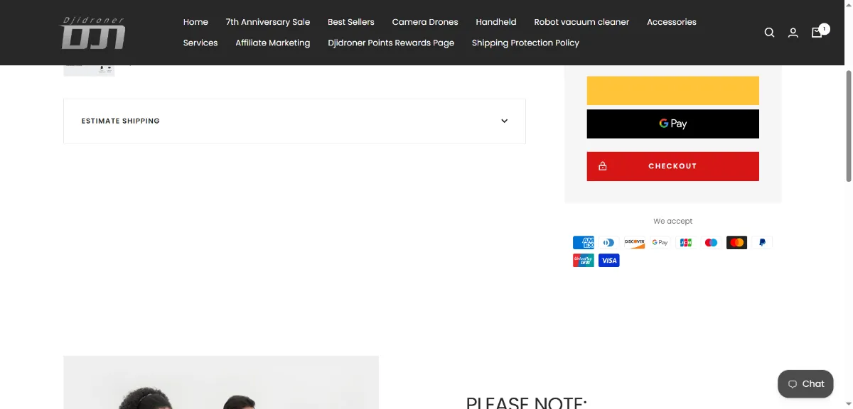 Step 2: Open your cart