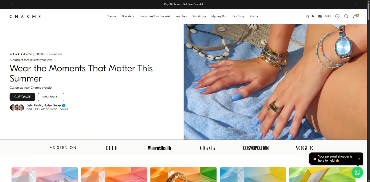 Step 1: Shop and add to cart