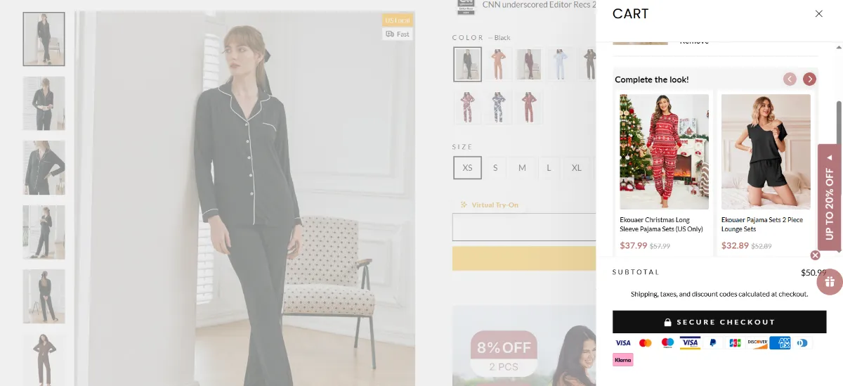 Step 2: Open your cart