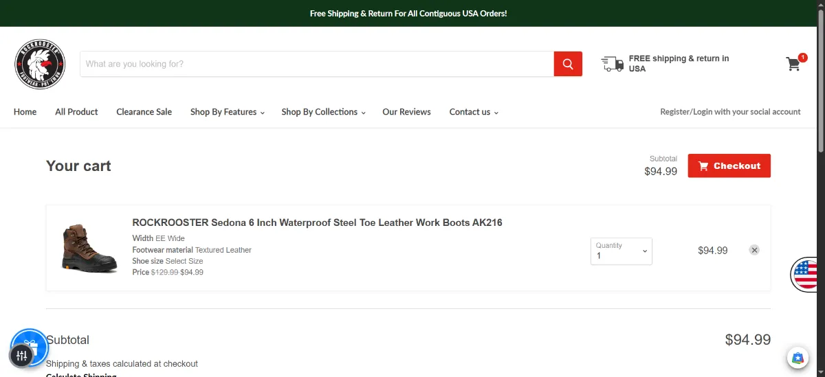 Step 2: Open your cart