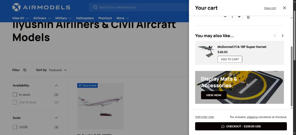 Step 2: Open your cart