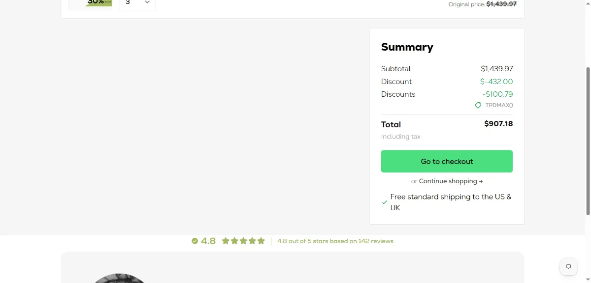 Step 2: Open your cart