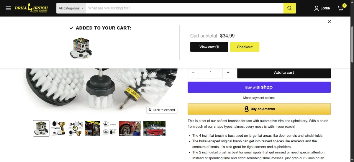 Step 2: Open your cart