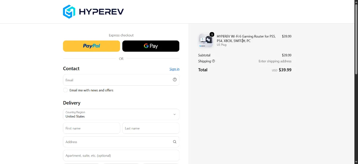 Where to enter the GearUP coupon code at checkout